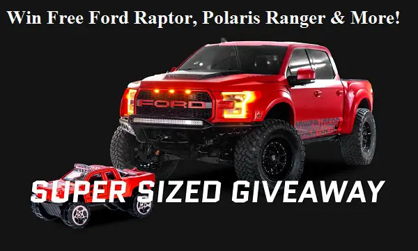 Power Box Ford Giveaway: Win Free Ford Car, A Trip, Polaris Ranger or Cash Prizes!