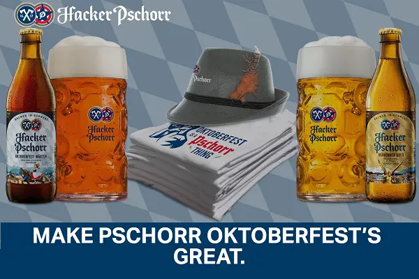 Pschorr Thing Oktoberfest Sweepstakes: Win Free T-shirts, Hats & More Merch Prizes (50 Winners)