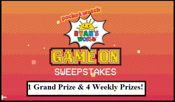 Ryan’s World Game On Giveaway: Win Free Shopping Spree & Weekly Prizes