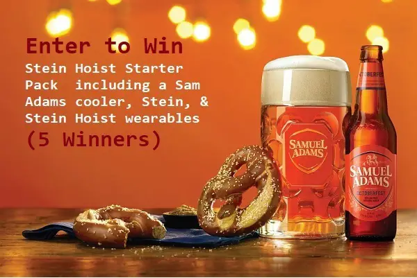 Samuel Adams Your Time To Stein Sweepstakes (5 winners)