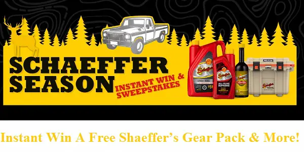 Shaeffer Season Sweepstakes (120 Winners)