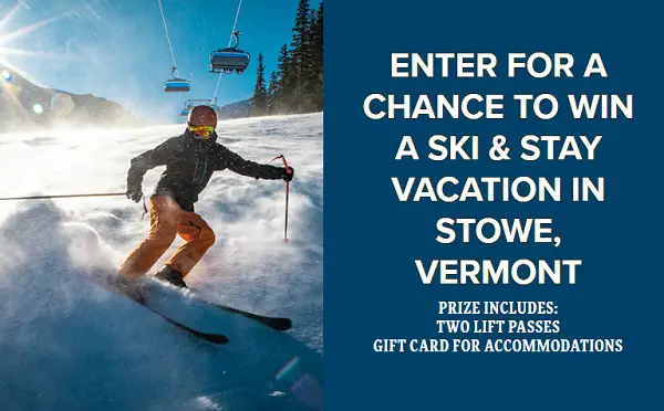 Ski & Stay Vacation Giveaway 2022: Win Free Passes & $500 Gift Card!
