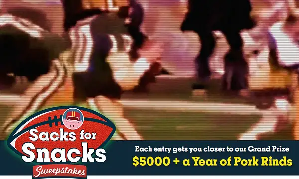Win $5000 Cash and Year Supply of Pork Rinds!