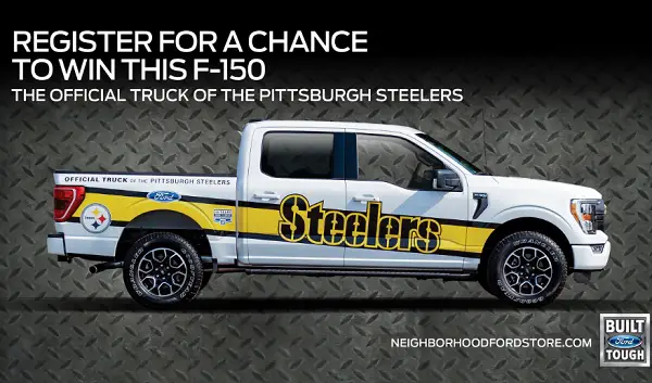 Steelers Win a Ford Truck Giveaway 2022