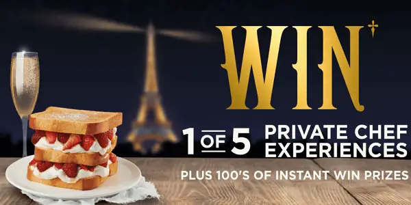 Chef Cook Experience & Instant Win Game (705 Winners)!