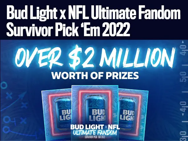 Bud Light NFL Fandom Prize Pack Giveaway