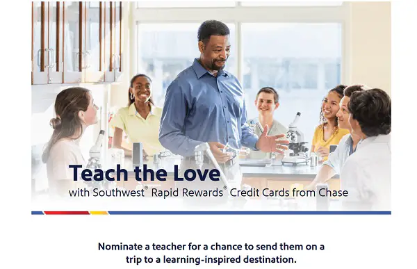 Teach The Love Chase Essay Contest: Win A Trip, Free Cash & Rewards Points