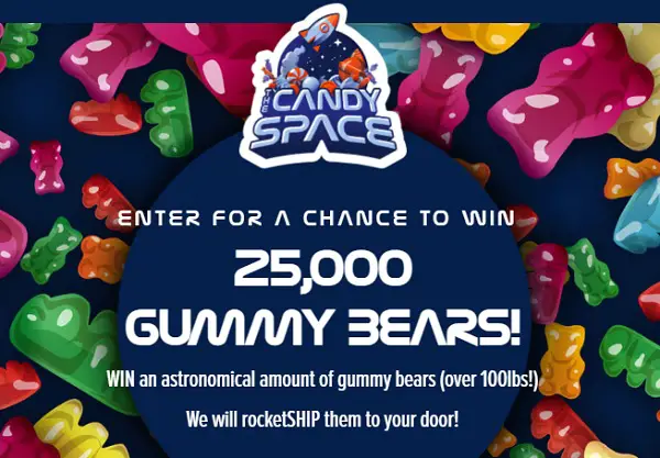 Gummy Bear Giveaway: Win 25000 Free Gummies!