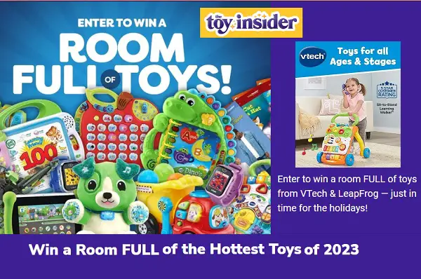 The Toy Insider Holiday Sweepstakes: Win a Room Full of Free Toys (4 Winners)