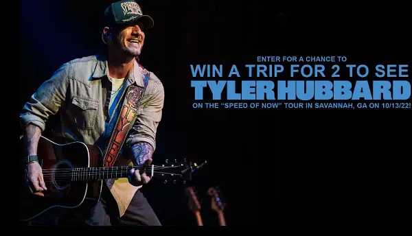 Tyler Hubbard Concert Tour Giveaway: Win A Trip & Free Tickets