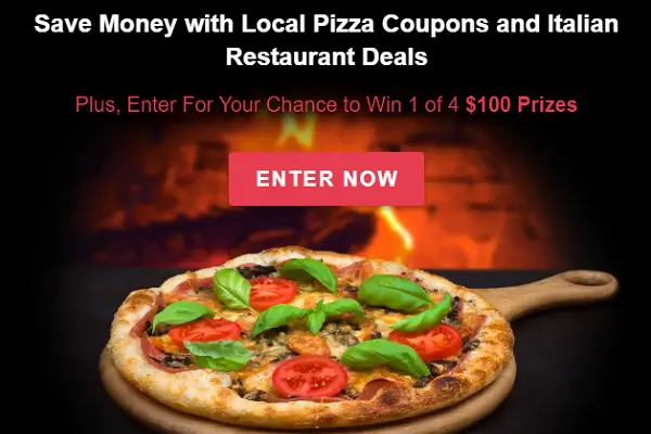 Valpak Pizza Month Giveaway: Win $100 Cash (Monthly Winners)