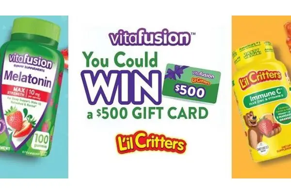 Vitafusion $500 Gift Card Giveaway (2 Winners)