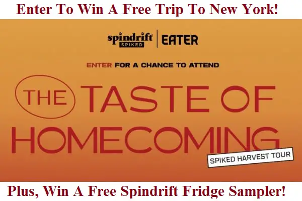 Vox Media Events Taste of Homecoming Sweepstakes: Win A Trip & Spindrift Flavors