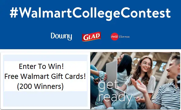 Win Walmart Gift Card Giveaway (200 Winners)