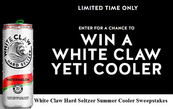 Win A White Claw Hard Seltzer Cooler (10 Winners)!