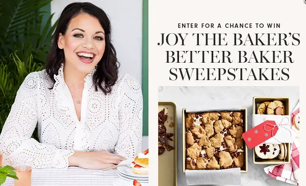 Williams Sonoma Better Baker Sweepstakes: Win Free Baking Tools (5 Winners)!