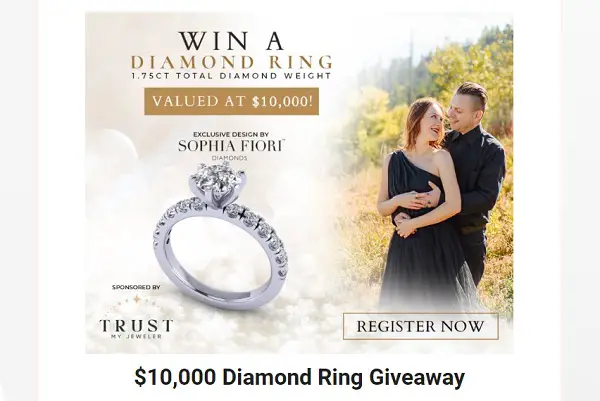 Win $10,000 Diamond Ring Giveaway