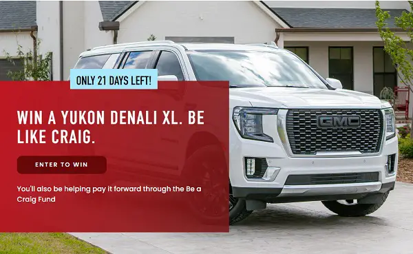 One Country Car Sweepstakes: Win A 2022 GMC Yukon Denali XL