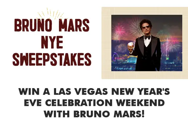 Win Bruno Mars Concert Tickets Giveaway