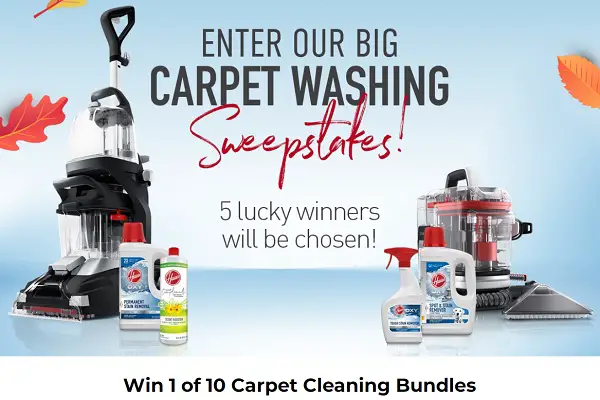 Win Carpet Cleaning Bundle Giveaway (5 Winners)