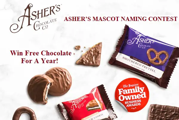 Asher’s Mascot Naming Contest: Win Free Chocolate For A Year