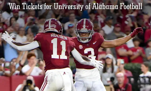 Win Free Tickets for University of Alabama Football