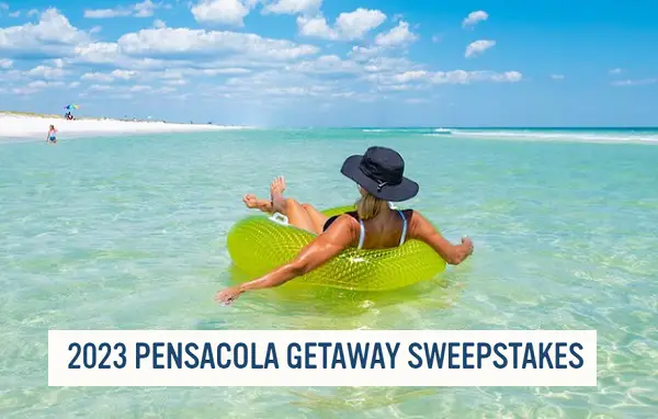 Free Pensacola Getaway Sweepstakes 2023