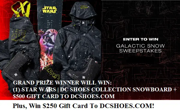 Win A Star Wars Galactic Snowboard + A $500 Gift Card