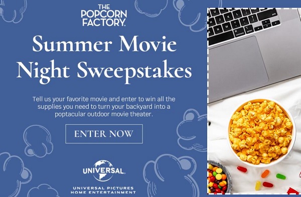Popcorn Factory Backyard Makeover Giveaway (4 Winners)