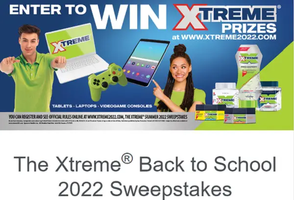 Xtreme 2022 Back to School Sweepstakes: Win Free Laptops, iPads & PlayStation