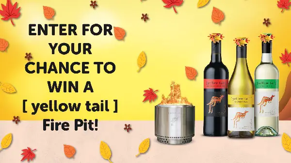 Yellow Tail Stove Sweepstakes: Win $300 Fire Pit (12 Prizes)!