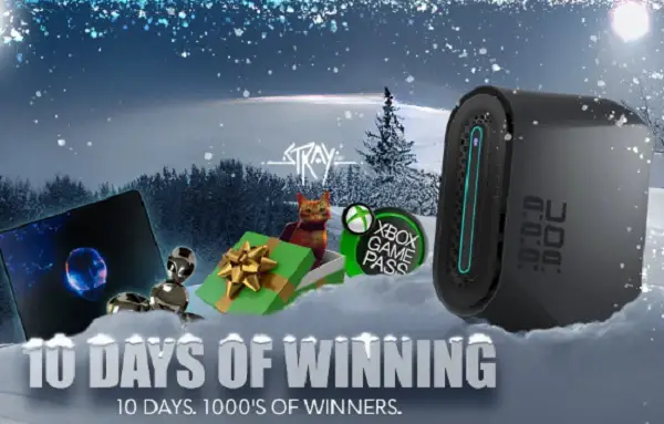 10 Days Of Winning Giveaway: Win Free Gaming Desktop & Instant Win Prizes