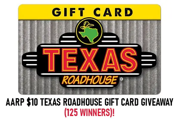 $10 Texas Roadhouse Gift Card Giveaway