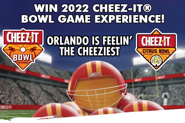 2022 Cheez-It Bowl Tickets Giveaway (2 Winners)