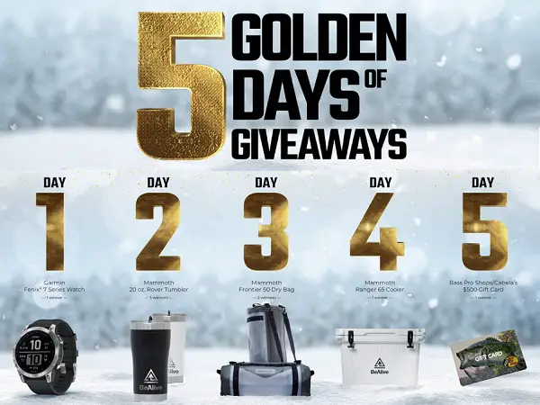 5 Golden Days Of Giveaways 2022