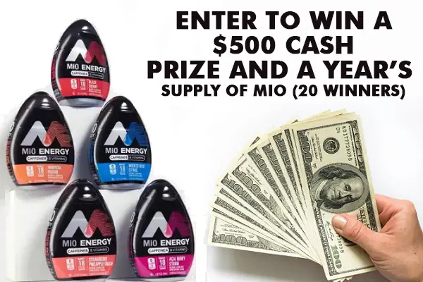 MiO Social Giveaway: Win $500 Cash Prize (20 Winners)