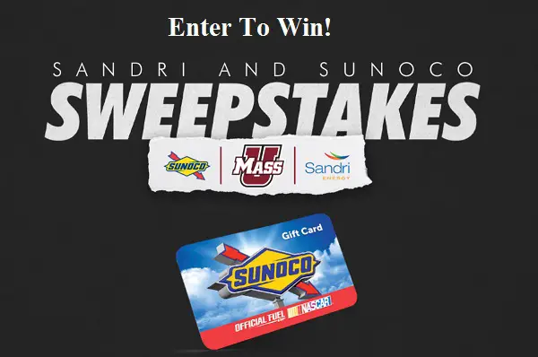 Win $500 Sunoco Gift Card Giveaway (5 Winners)