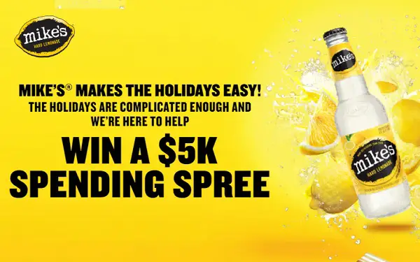 Win a $5000 Holiday Shopping Spree (25 Winners)