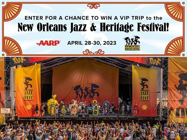 AARP Music Fest Giveaway: Win Trip to 2023 New Orleans Jazz & Heritage Festival