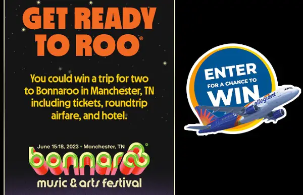 Allegiant 2023 Tennessee Festival Flyaway Giveaway: Win Free Tickets, $200 Pre-Paid Cash Card & More