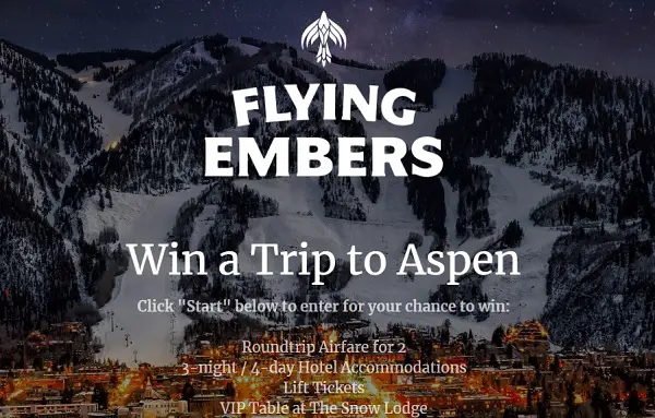 Flying Embers Aspen Trip Giveaway