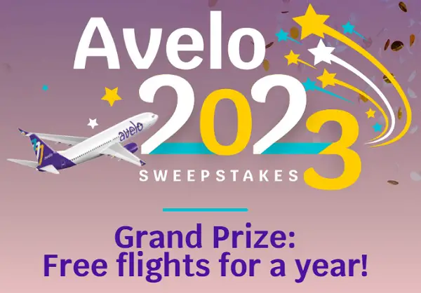 Avelo Air 2023 Sweepstakes: Win Free Flights for a Year!