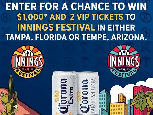 Corona Baseball Festival Giveaway: Win $1000 & Tickets