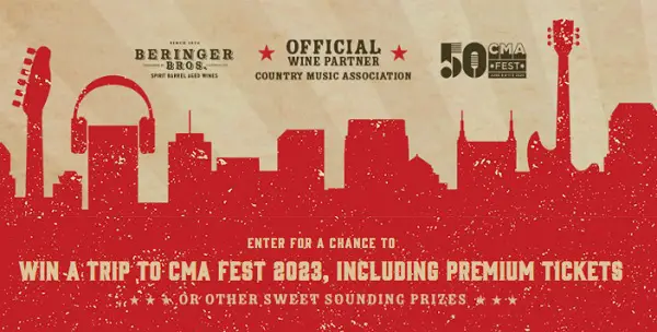 Beringer Bros. CMA Fest 2023 Trip Giveaway