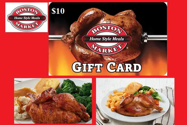 AARP Rewards $10 Boston Market Gift Card Giveaway (125 Instant Win Prizes)