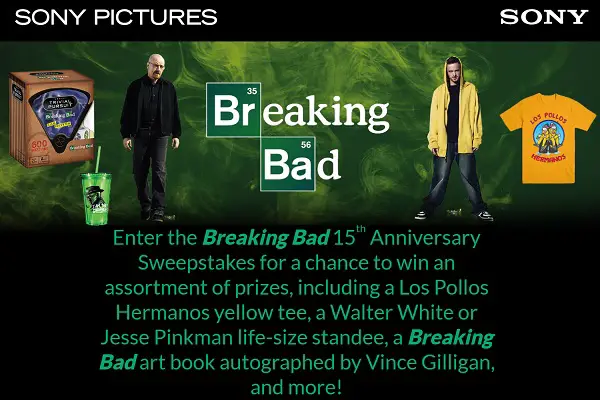 Breaking Bad 15th Anniversary Giveaway: Win Free T-shirt, Book & More!