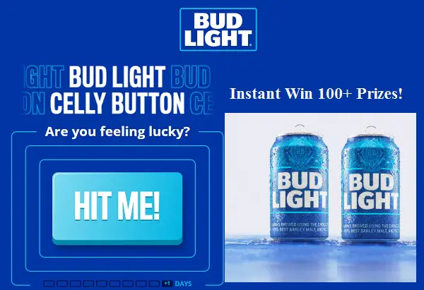 Bud Light Hockey Celly Instant Win Game Sweepstakes (100+ Winners)
