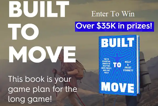 Built To Move Book Giveaway: Win Trip, Laptop, Proteins for a Year, Gym Gear & More (50 Prizes)