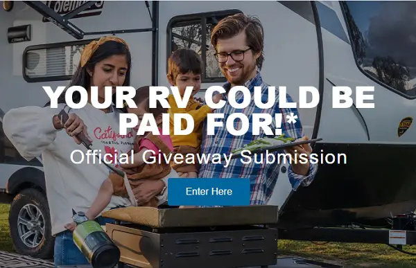 Camping World SMS Giveaway: Win $25000 Cash for RV (4 Winners)