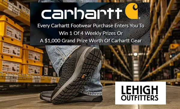 Win $1,000 Carhartt Free Wardrobe Giveaway (Weekly Prizes)
